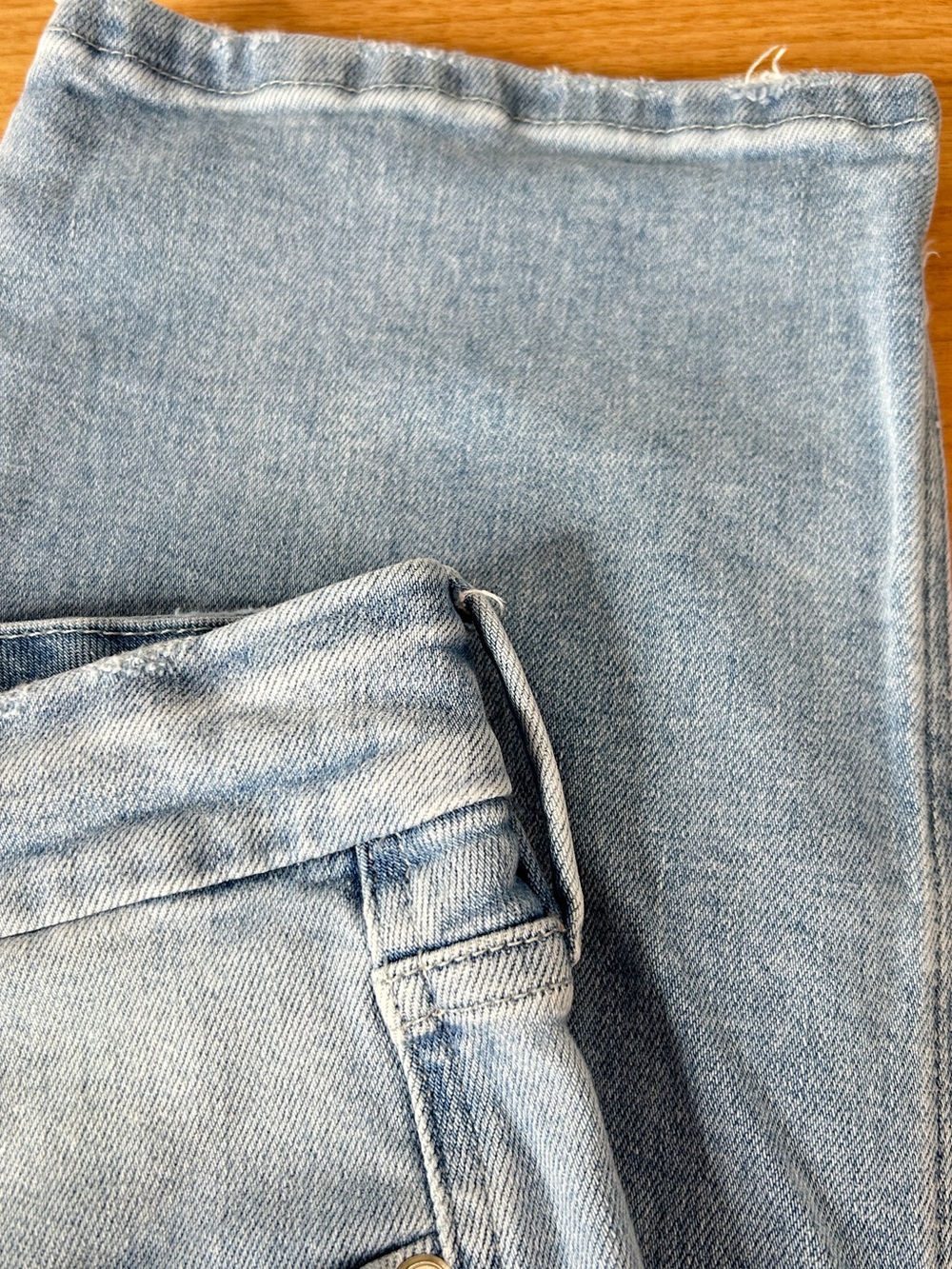 Good American Good Curve Straight Jeans Size 6/28 Blue Medium Wash - Picture 10 of 14